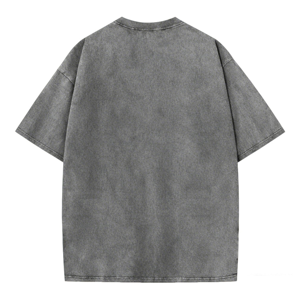 Monday Blues Relatable Frog Acid Washed T-shirt