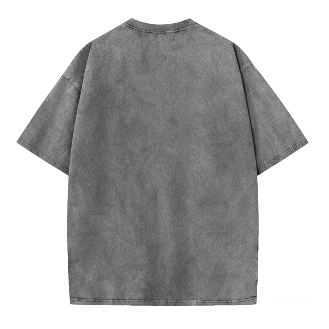Monday Blues Relatable Frog Acid Washed T-shirt